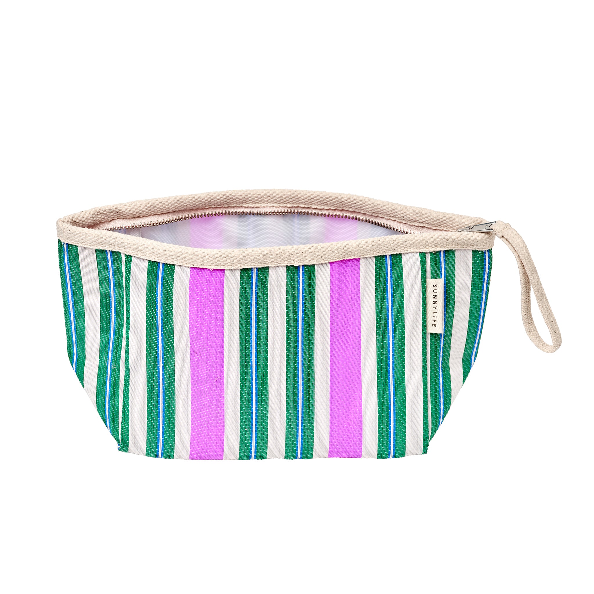 Recycled Nylon Beach Pouch - Seagrass Green
