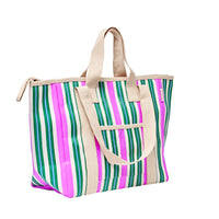 Recycled Nylon Cooler Tote - Seagrass Green
