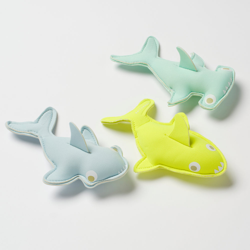 Dive Buddies | Salty the Shark Aqua Neon Yellow