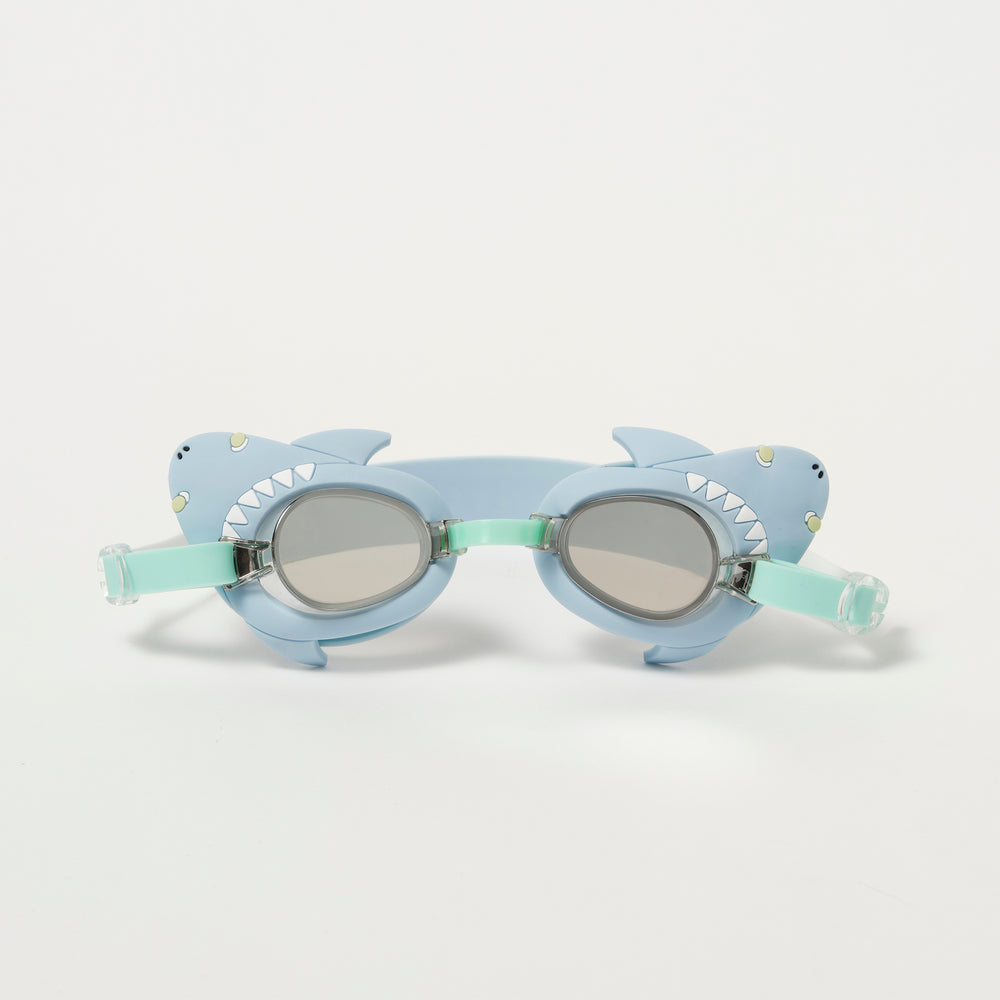 Mini-Schwimmbrille | Salty the Shark Aqua