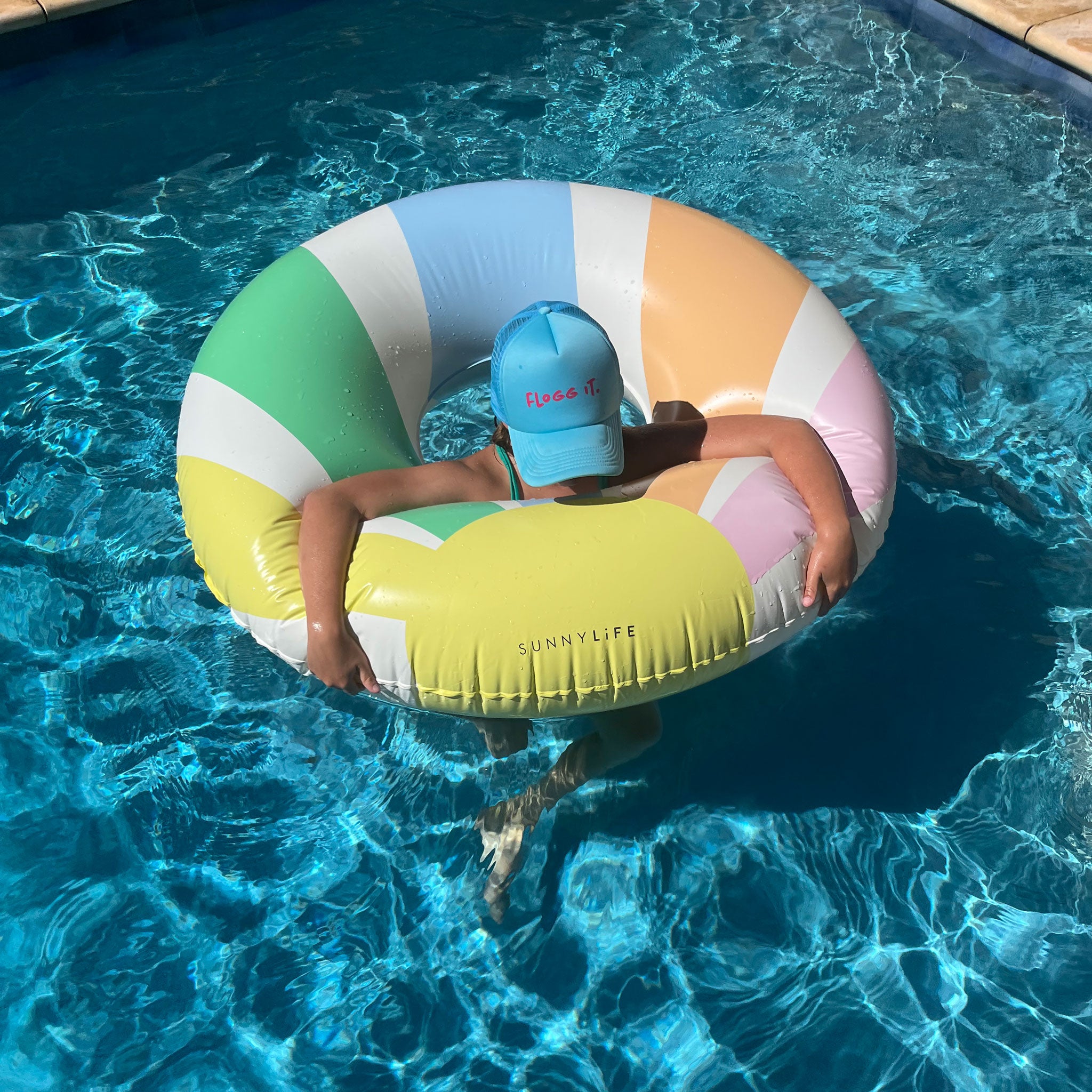 Tube Float | Pool Side Pastel Gelato