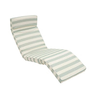 Der Lounger-Sessel – Streifenmuster in Meeressalbei