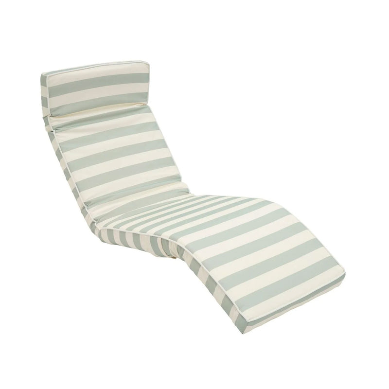 Der Lounger-Sessel – Streifenmuster in Meeressalbei