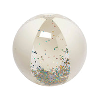 Aufblasbarer Strandball – Zuckerwatte-Glitzer