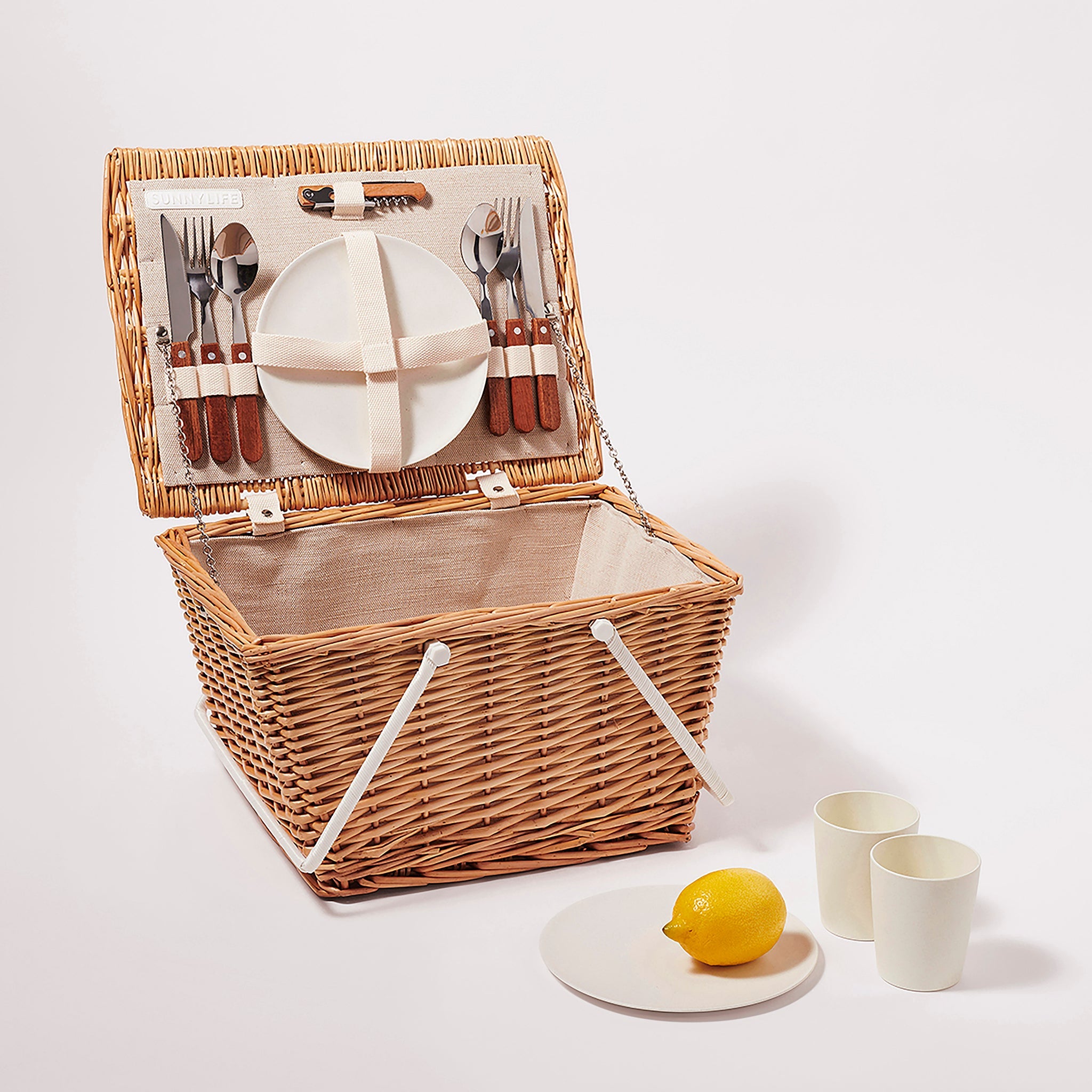SUNNYLiFE | Small Picnic Basket | Natural
