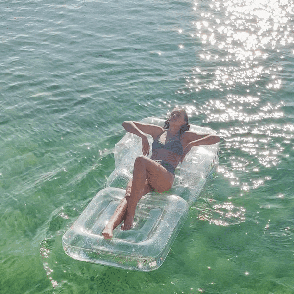 Inflatable Lilo Chair | Glitter