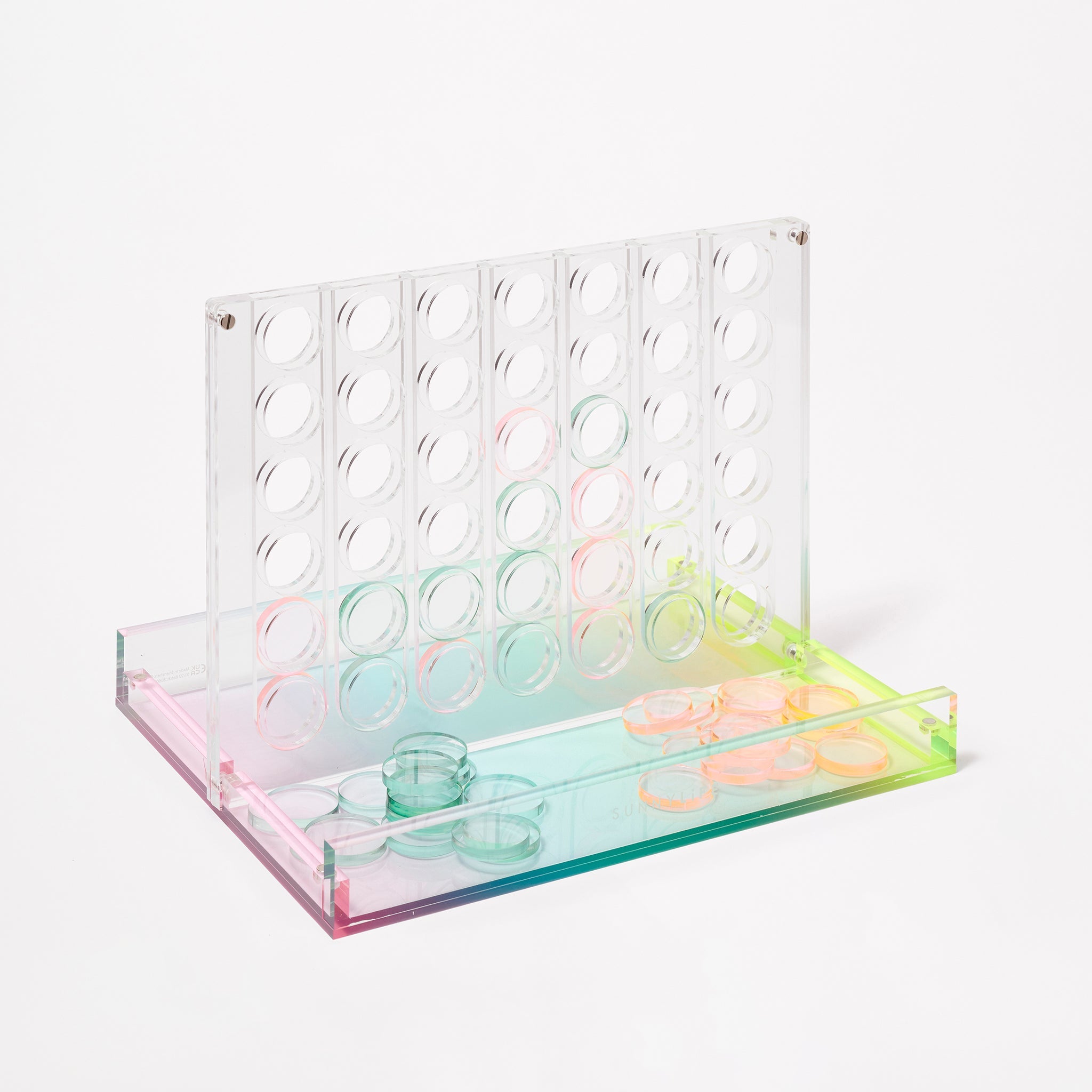 Lucite Chess & Checkers Rainbow – SUNNYLiFE EU