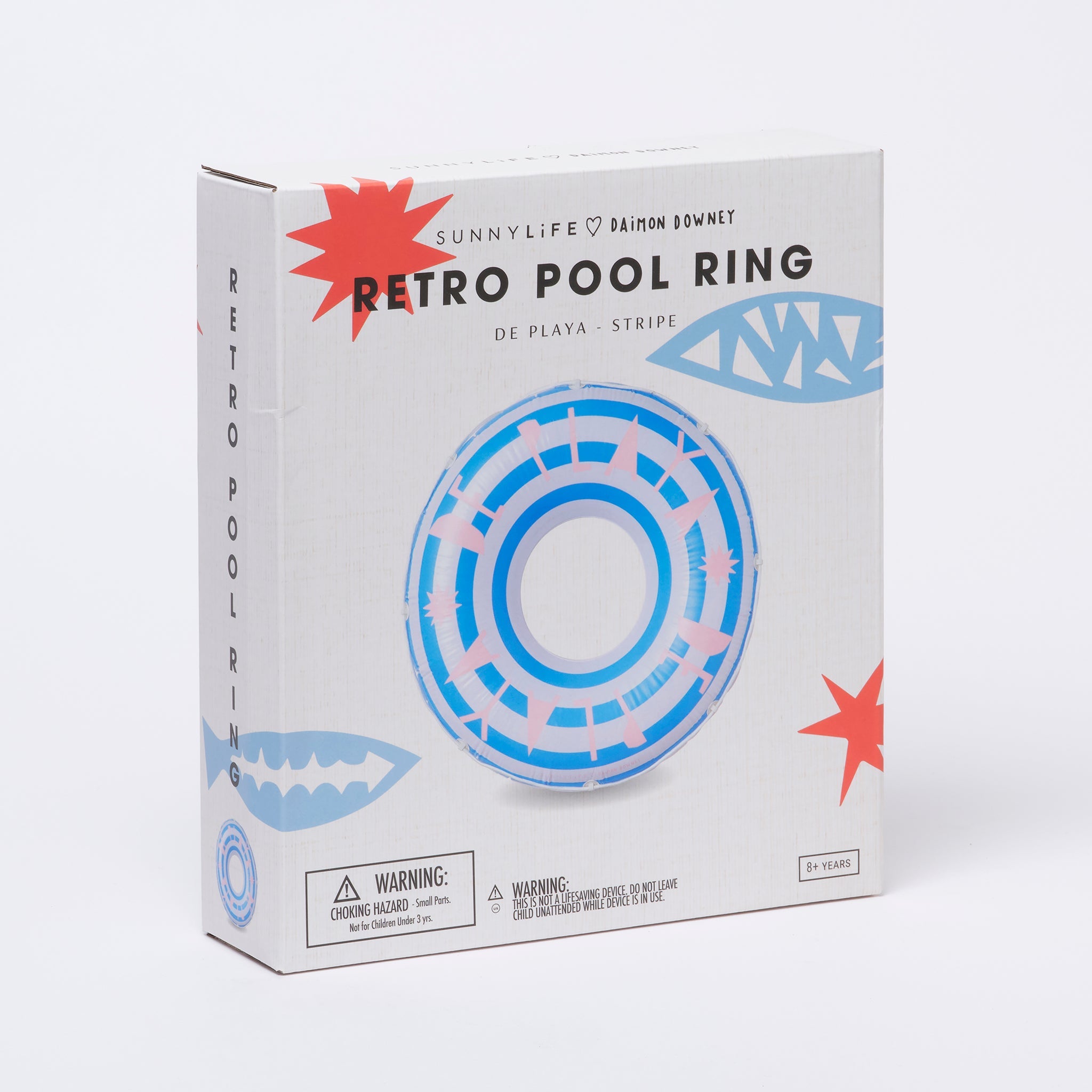 SUNNYLiFE |Retro Pool Ring | De Playa Stripe