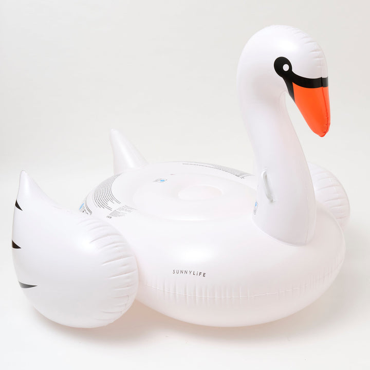 SUNNYLiFE |Luxe Ride-On Float | Swan