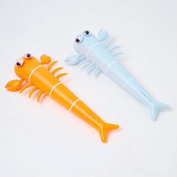 SUNNYLiFE |Kids Inflatable Noodle | Sonny the Sea Creature Neon Orange