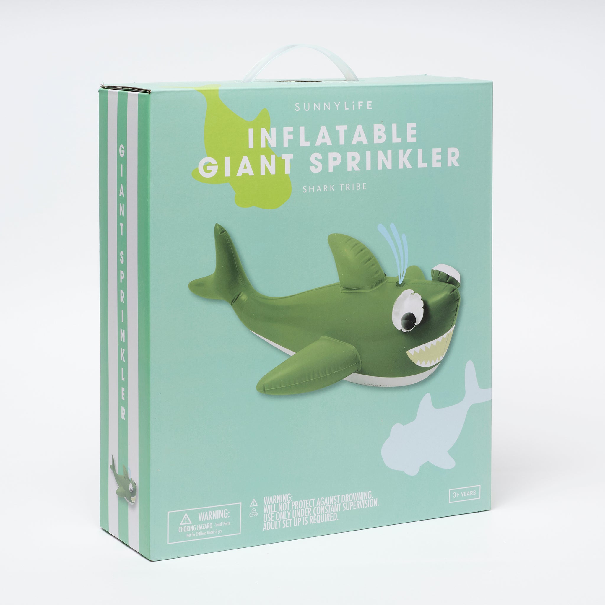 SUNNYLiFE |Inflatable Giant Sprinkler | Shark Tribe Khaki