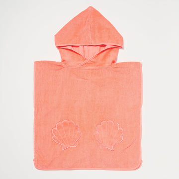SUNNYLiFE |Beach Hooded Towel | Ocean Treasure Neon Rose