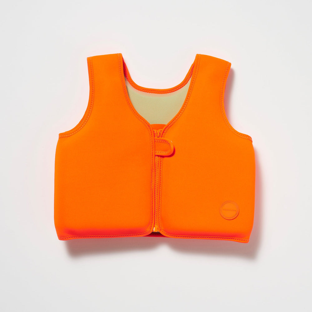 SUNNYLiFE |Swim Vest 3-6 EU | Sonny the Sea Creature Neon Orange