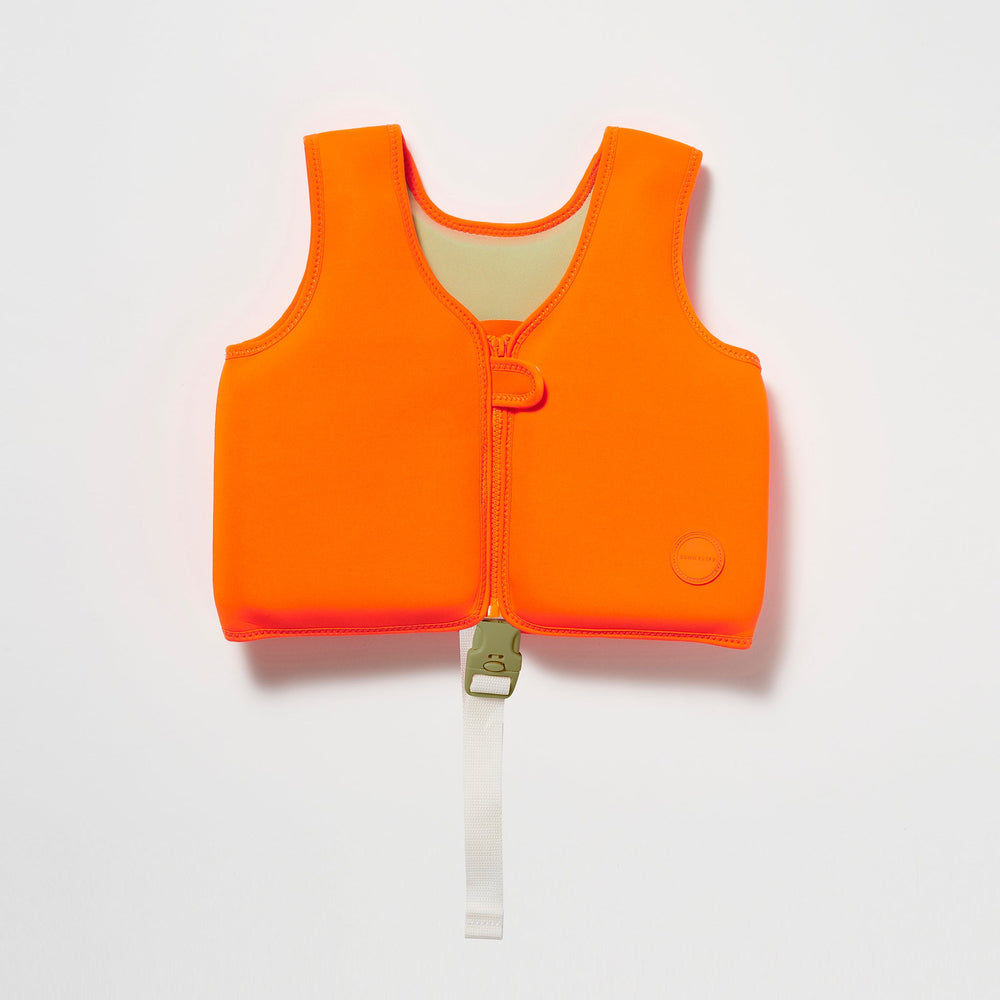 SUNNYLiFE |Swim Vest 1-2 EU | Sonny the Sea Creature Neon Orange