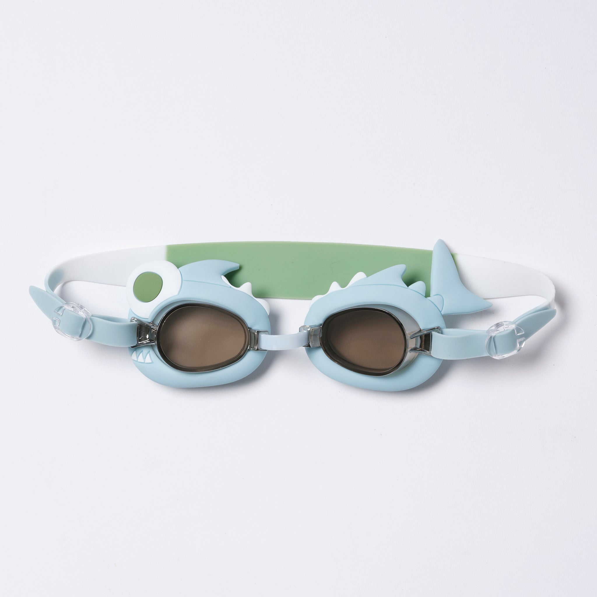 SUNNYLiFE |Mini Swim Goggles | Shark Tribe Khaki