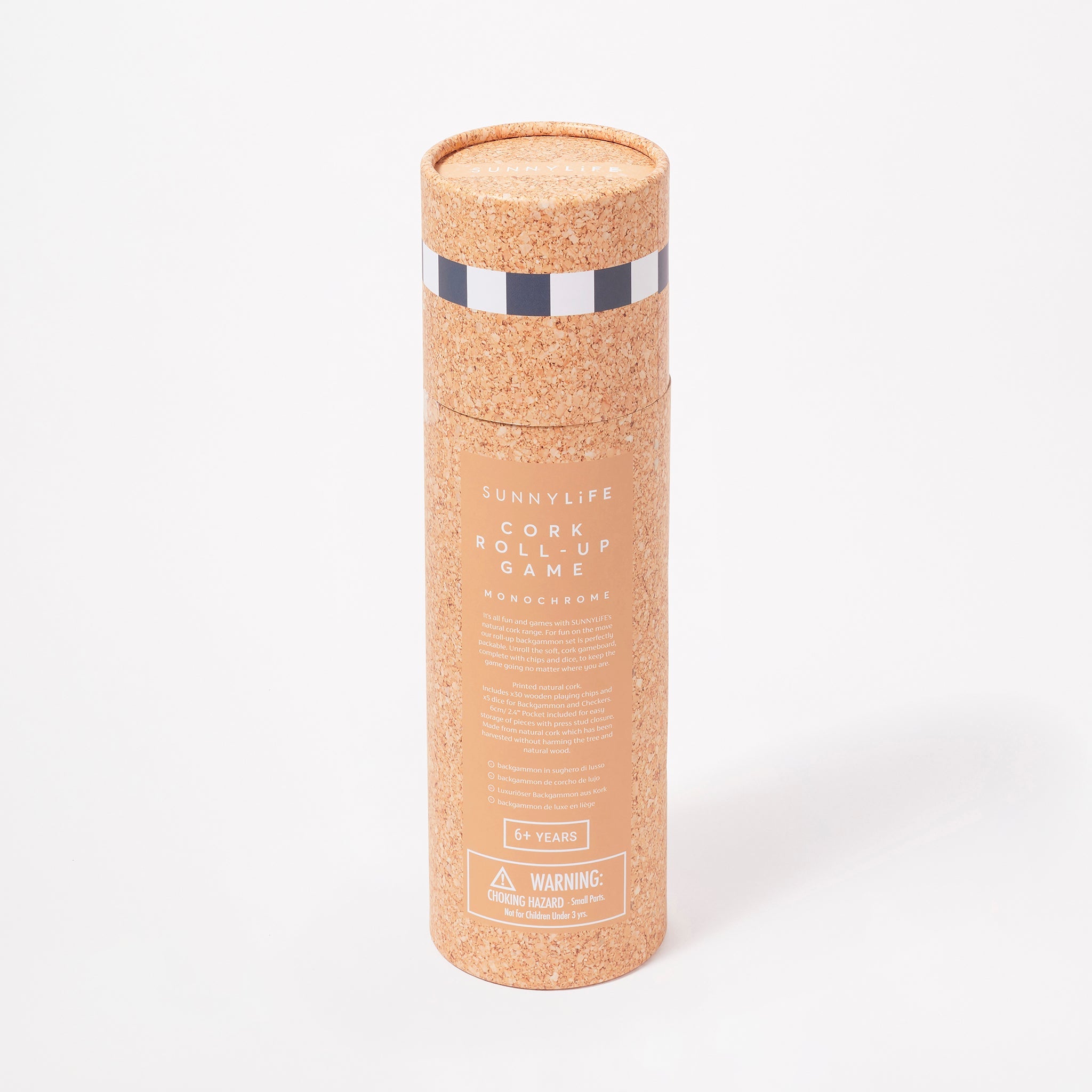 Cork Roll-Up Game | Monochrome