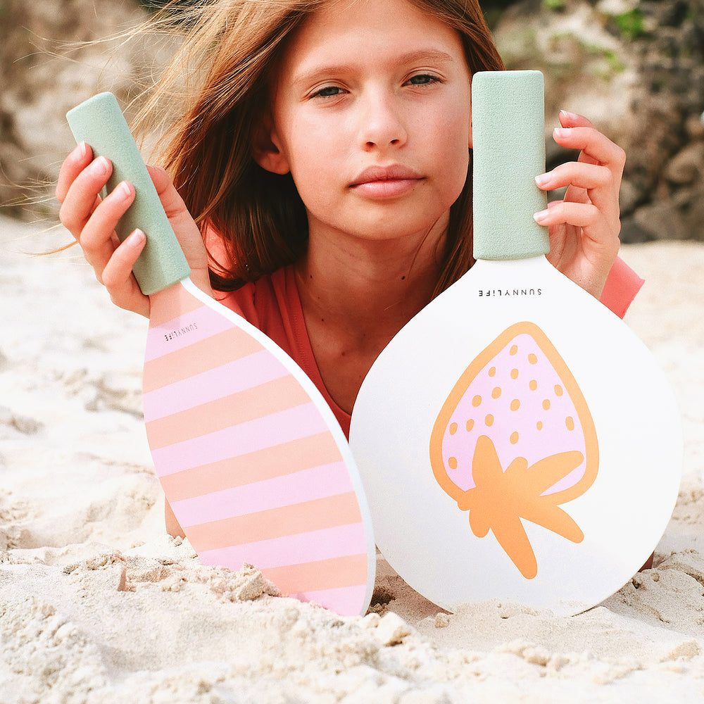 Strandschläger für Kinder | Sea Seeker-Erdbeere