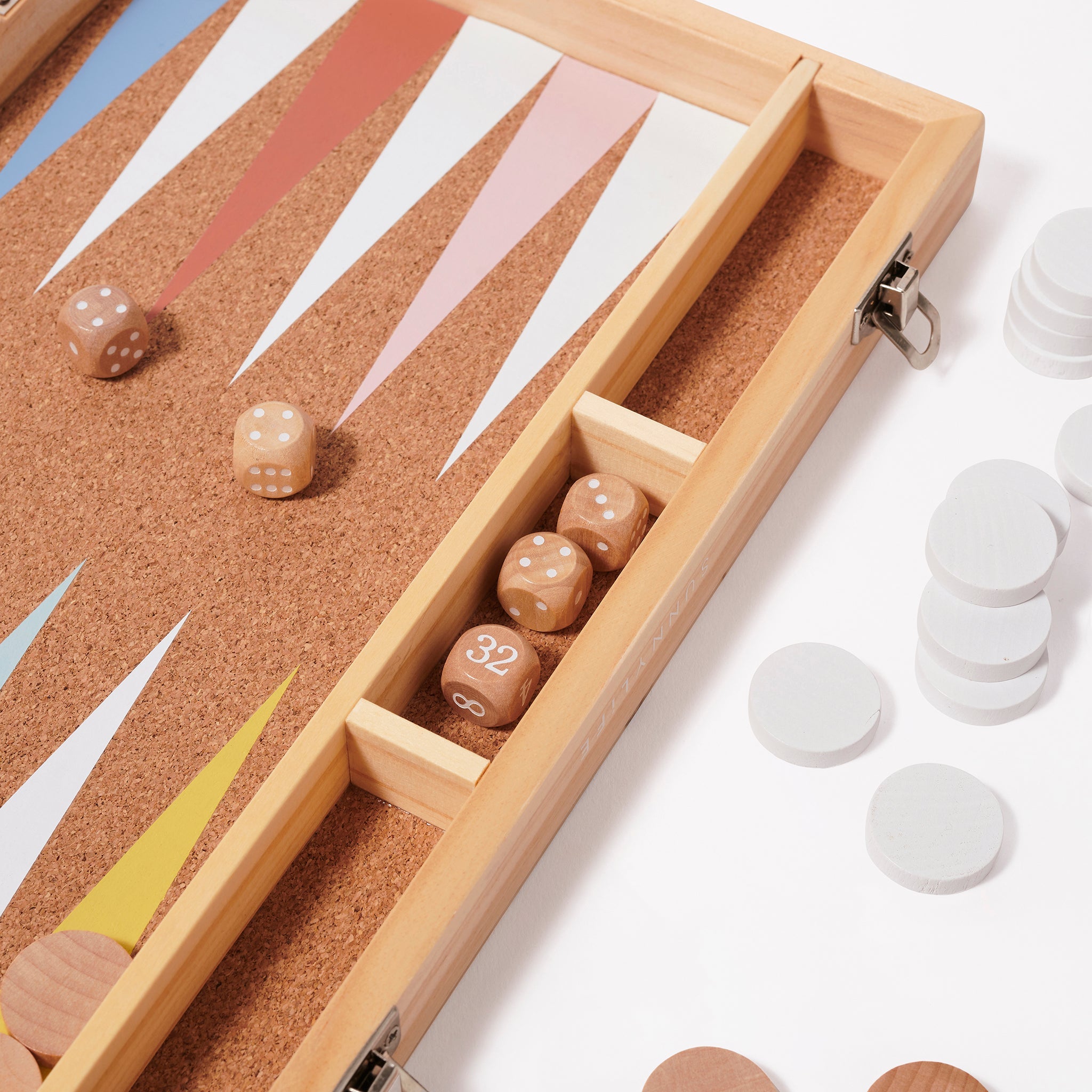 Backgammon aus Holz | Majorelle
