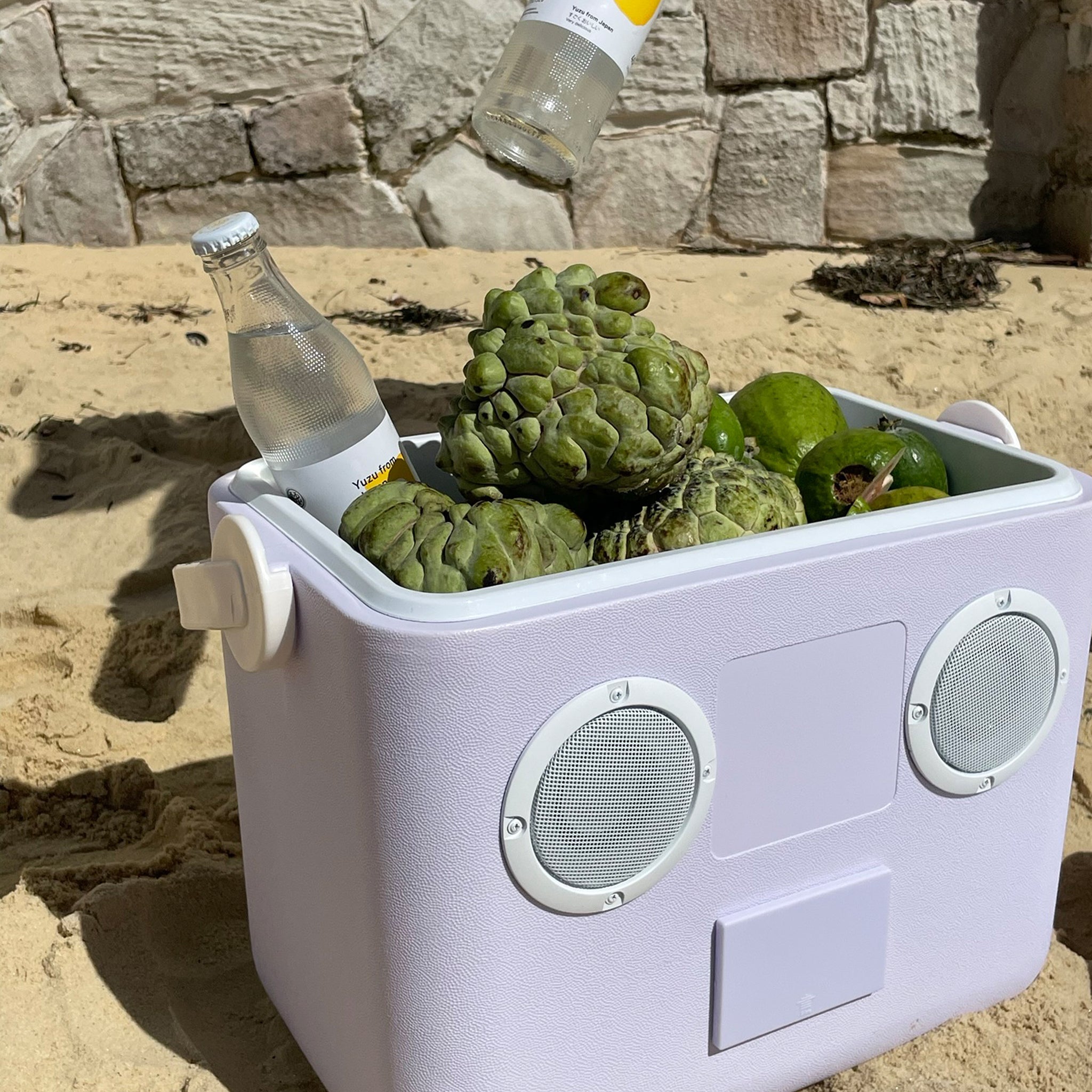 Beach Cooler Box Sounds Speaker | Rio Sun Pastel Lilac Cream