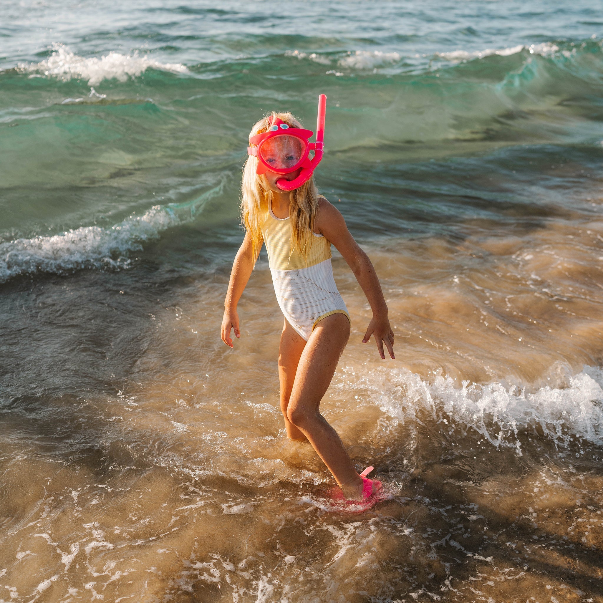 Kids Snorkel Set Small - Melody the Mermaid Pink