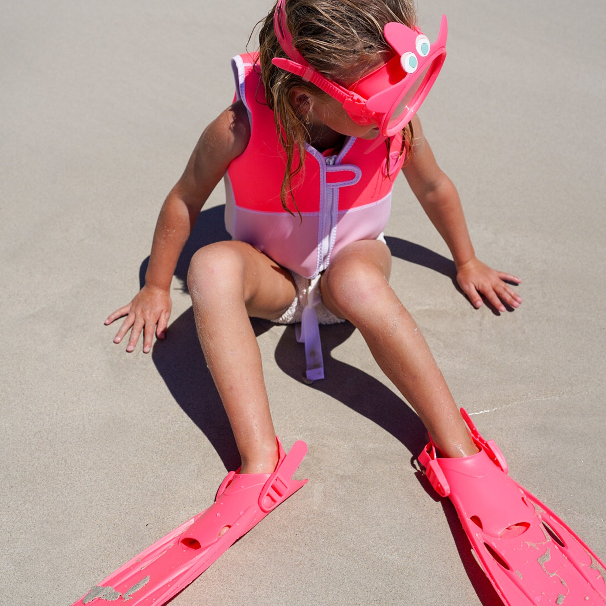Kids Snorkel Set Small | Melody the Mermaid Pink