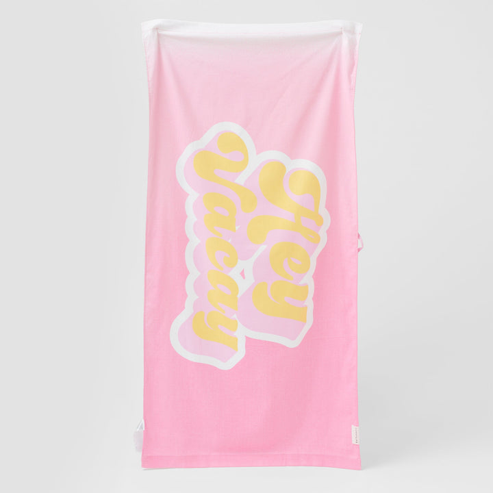 Kids Beach Towel | Summer Sherbet Bubblegum Pink