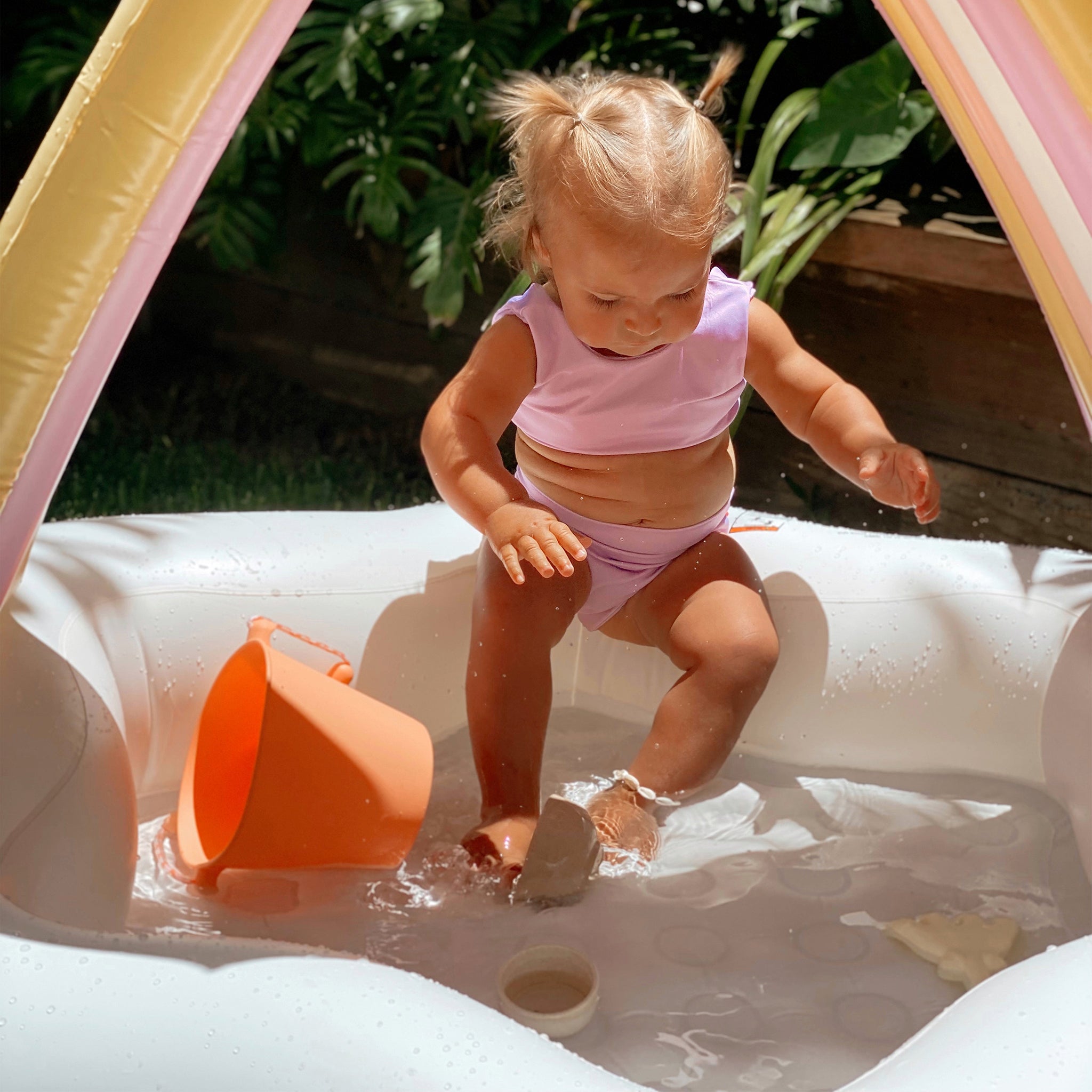 Kids Inflatable Pool | Princess Swan Multi