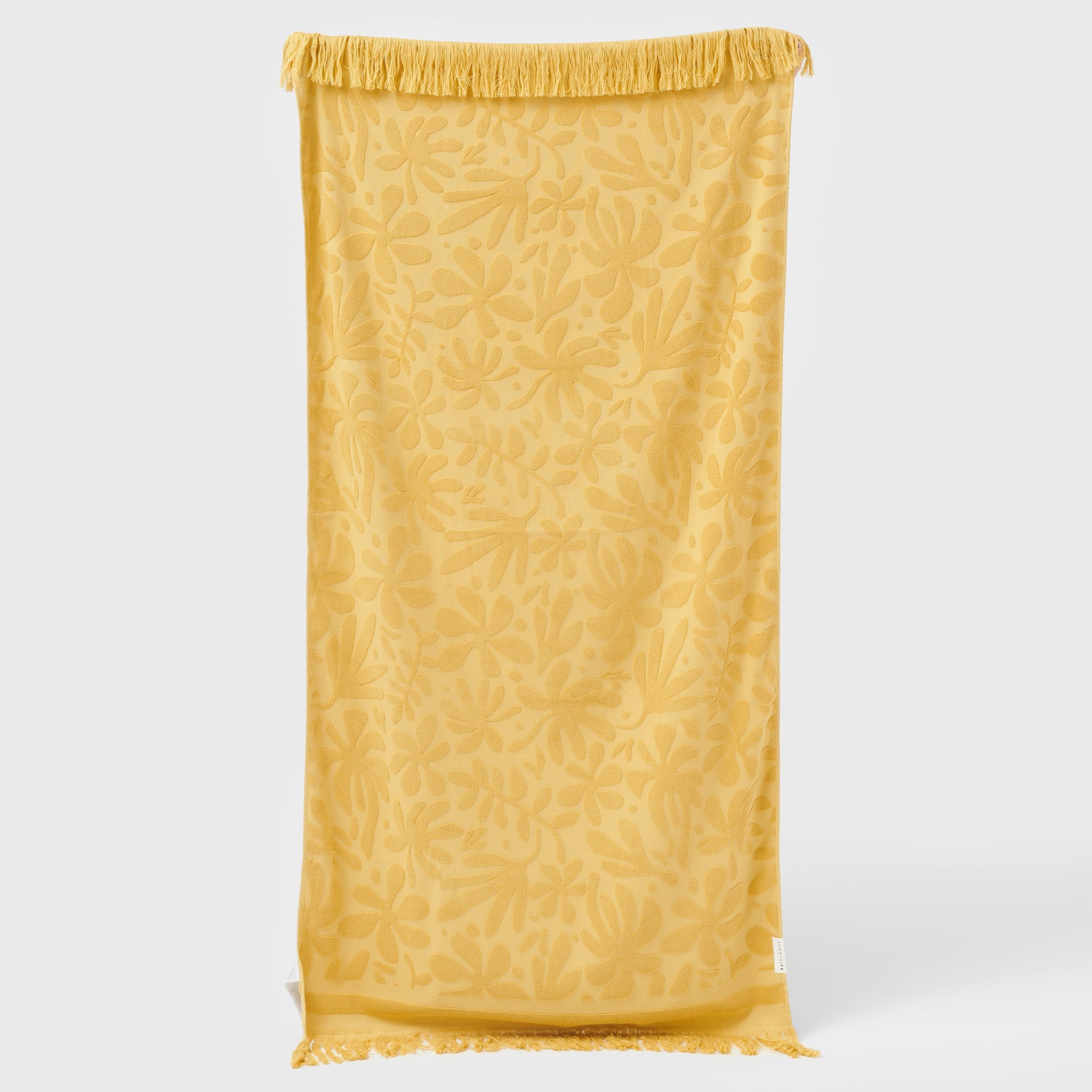 Luxe Towel | Mango Bay Golden Mustard