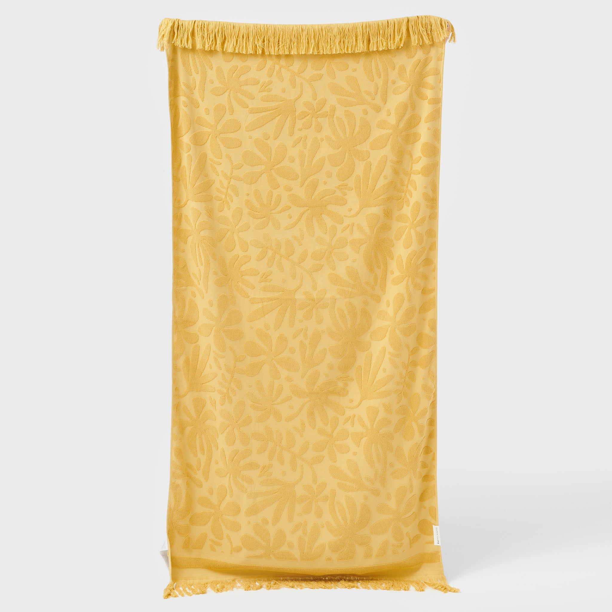 Luxe Towel | Mango Bay Golden Mustard