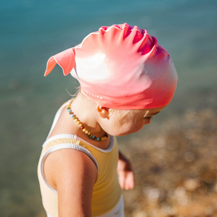 Kids Swimming Cap | Melody the Mermaid Pink