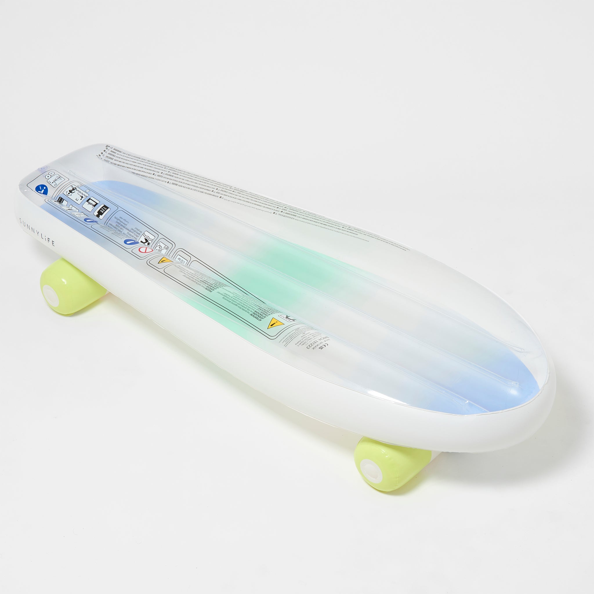 Kids Skateboard Float | The Sea Kids Blue-Lime